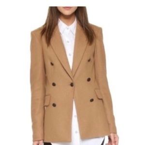 Rag & Bone Corin Tan Camel Wool Blazer